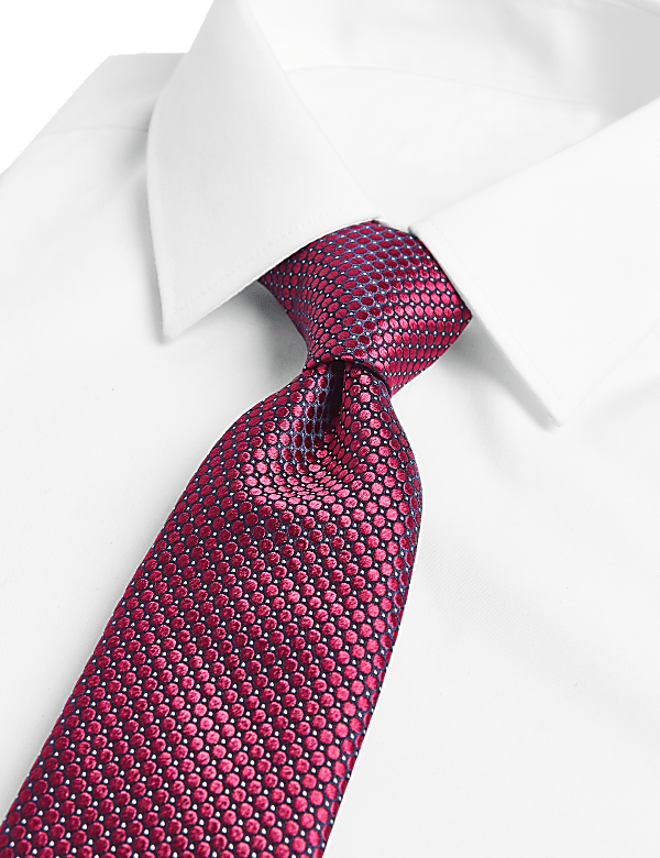 Polka Dot Pure Silk Tie
