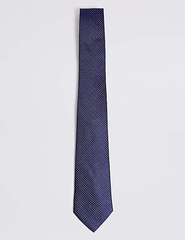 Polka Dot Pure Silk Tie