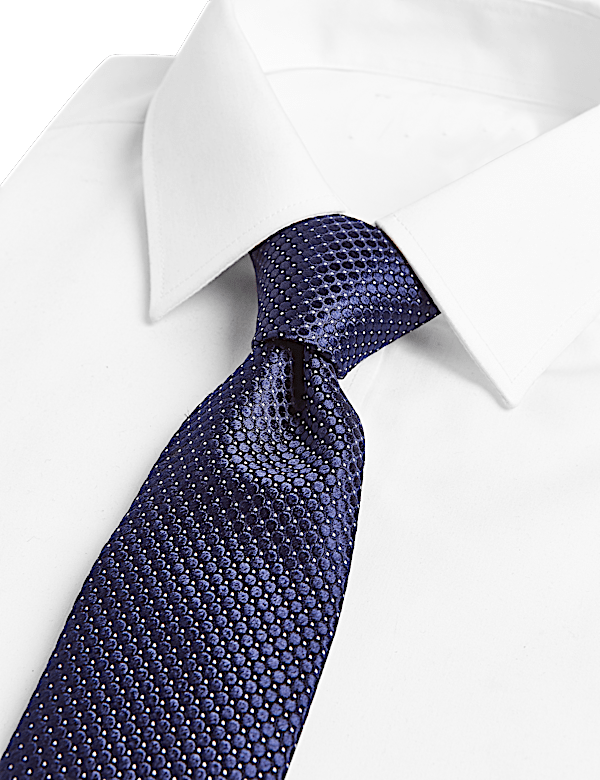 Polka Dot Pure Silk Tie