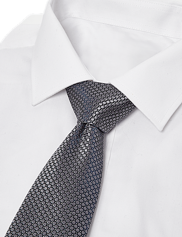 Polka Dot Pure Silk Tie