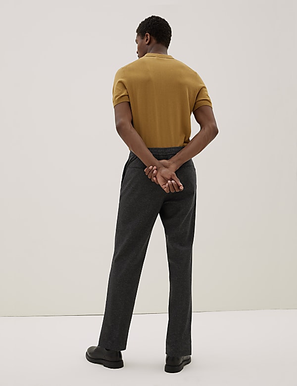 Slim Fit Jersey Elasticated Trousers