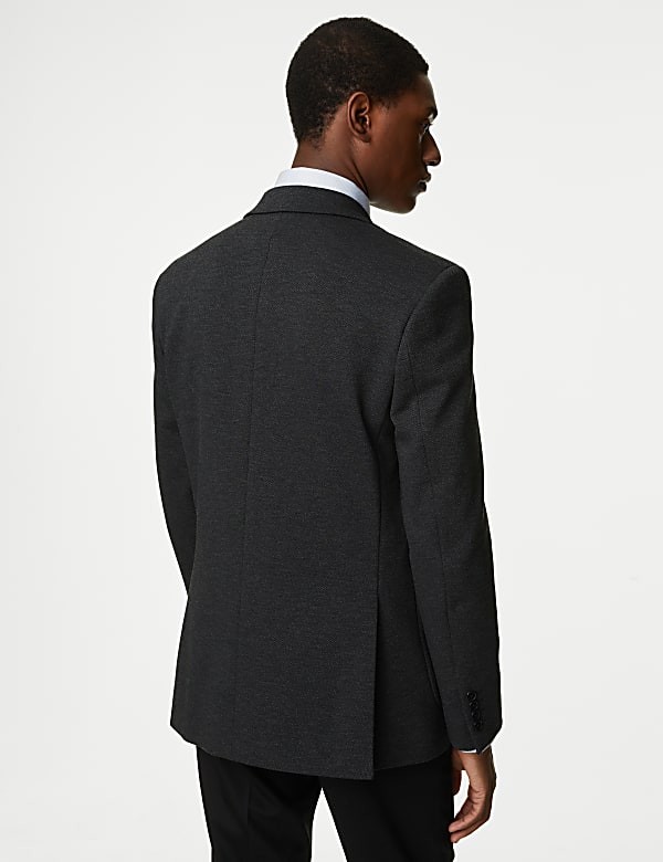 Textured Jersey Blazer