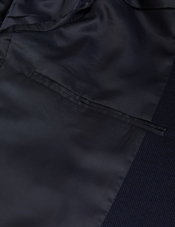 Textured Jersey Jacket with Stretch