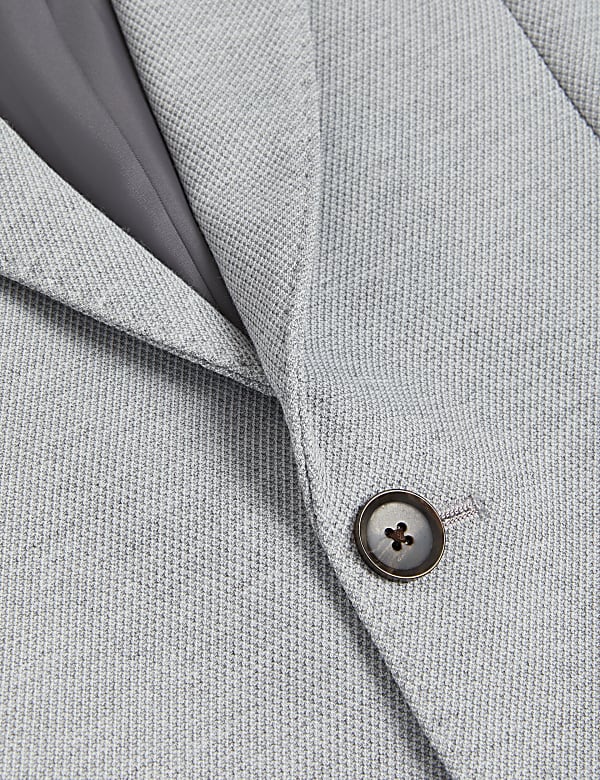 Textured Jersey Jacket with Stretch