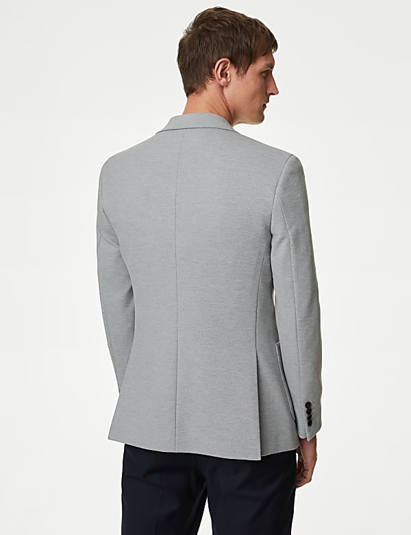 Textured Jersey Jacket with Stretch