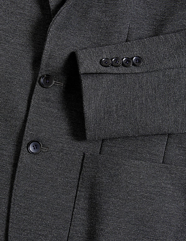 Textured Jersey Jacket with Stretch
