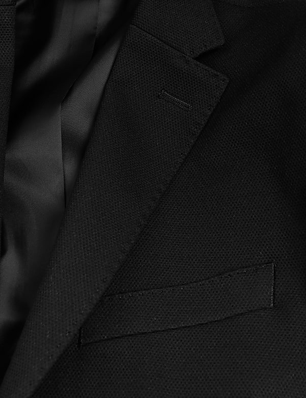 Textured Jersey Jacket with Stretch