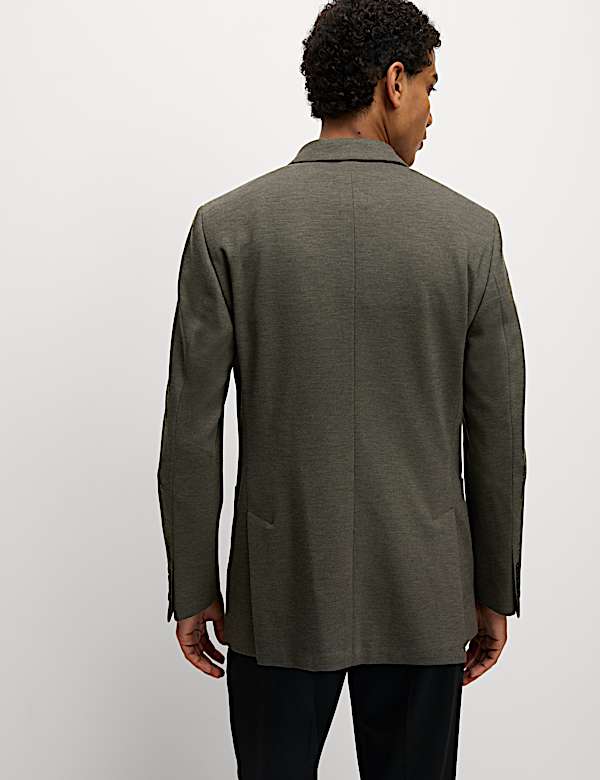 Tailored Fit Jersey Double Breasted Blazer - IL
