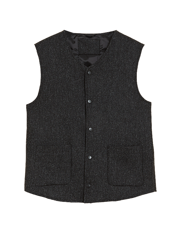 Otley Pure British Wool Textured Gilet
