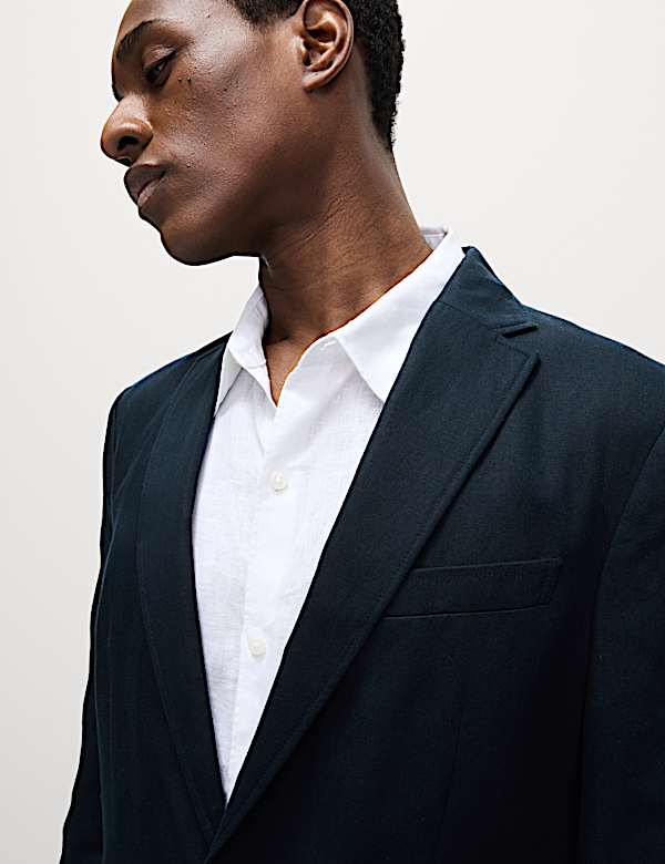 Tailored Fit Cotton Rich Laundered Jacket - ID