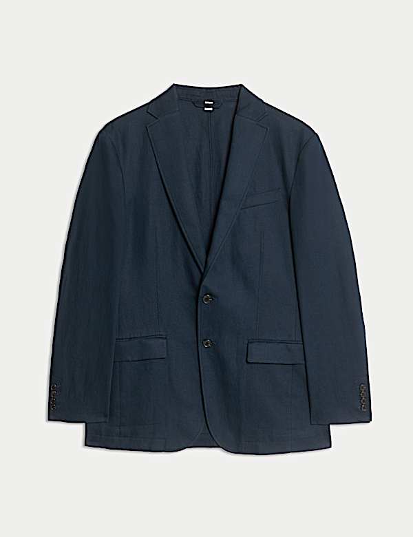 Tailored Fit Cotton Rich Laundered Jacket - ID