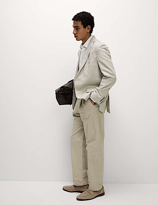 Veste lavée coupe ajustée en coton - LU