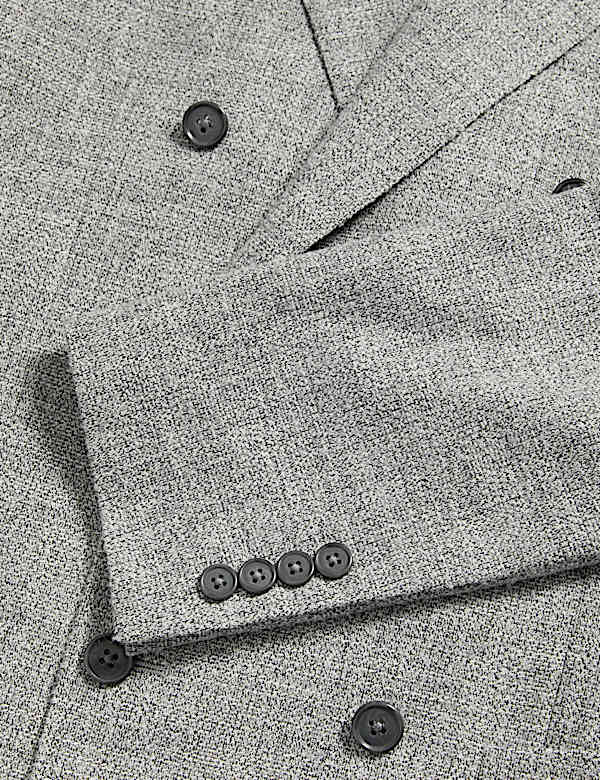 ז'קט חליפה בגזרה מחויטת מתערובת צמר איטלקי - IL