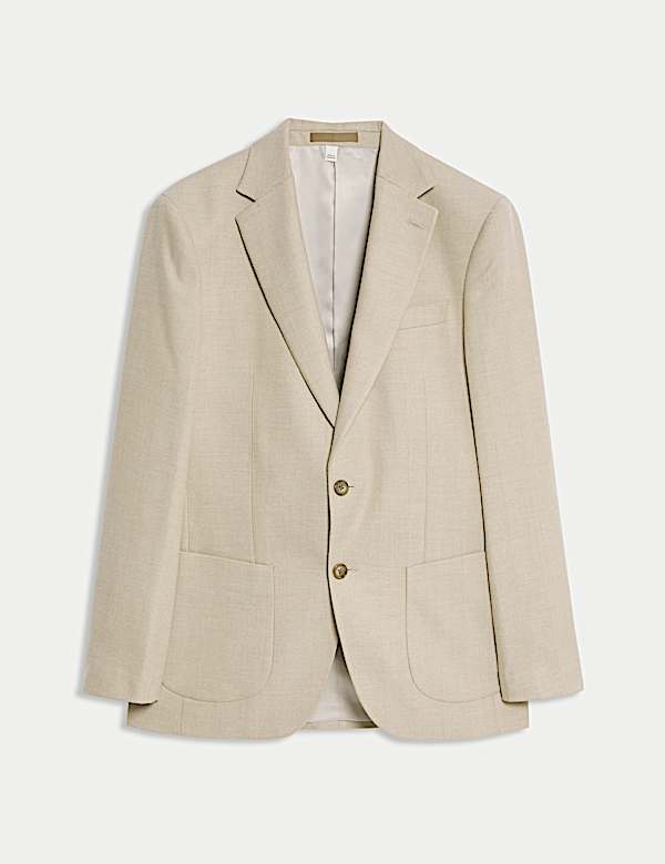 בלייזר סטרץ' בגזרה מחויטת בדוגמת הרינגבון - IL