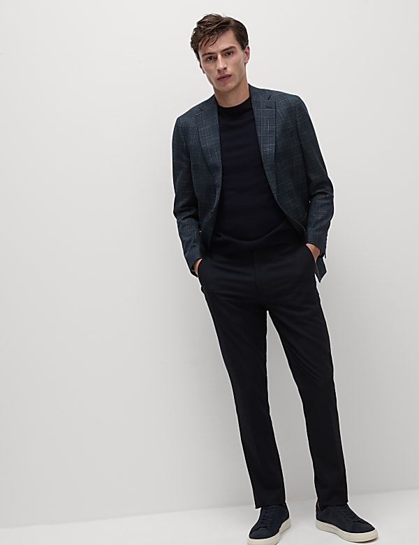 Tailored Fit Check Blazer