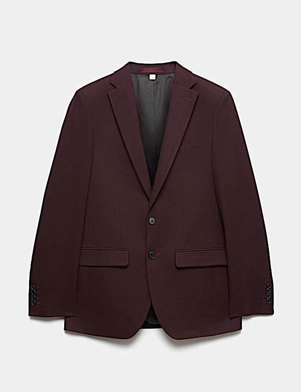Slim Fit Twill Suit Jacket - IS