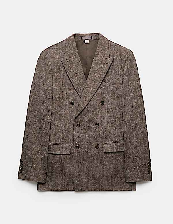 Tailored Fit Textured Stretch Suit Jacket - UA