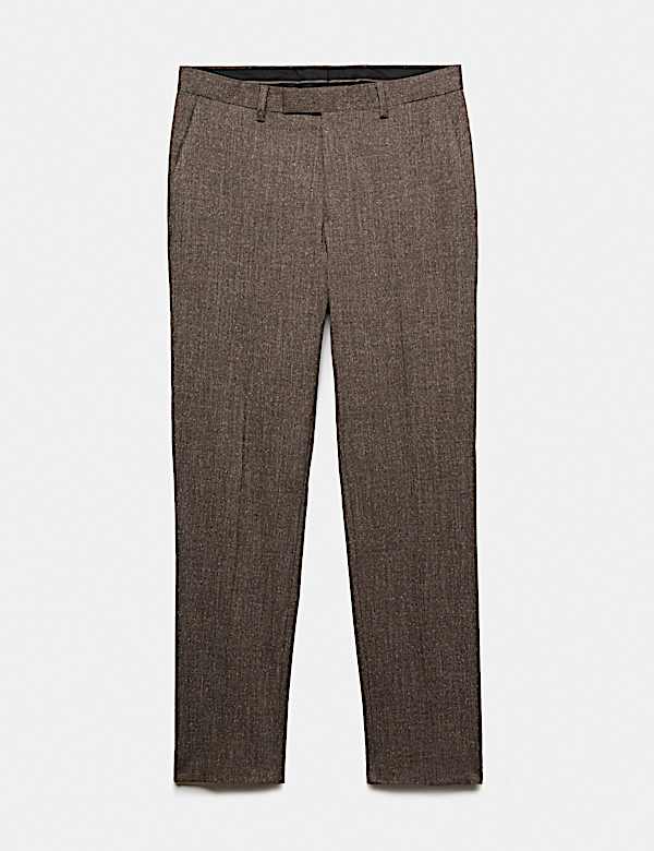 Tailored Fit Textured Suit Trouser - IL
