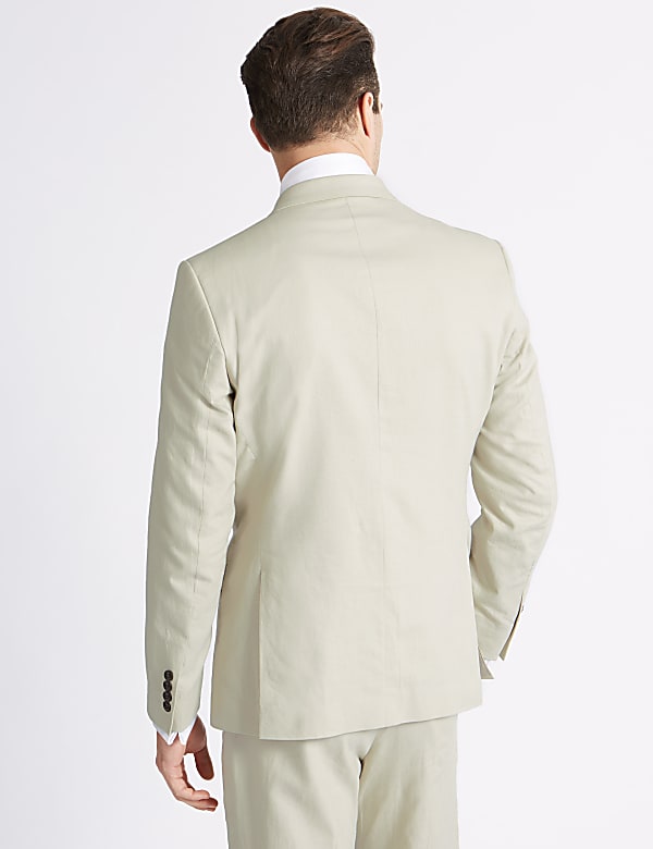 Linen Blend Regular Fit Suit Jacket