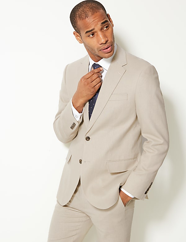 Marks and spencer linen jacket on sale