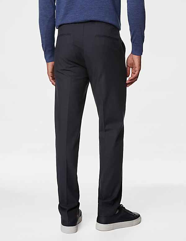 Textured Stretch Trousers