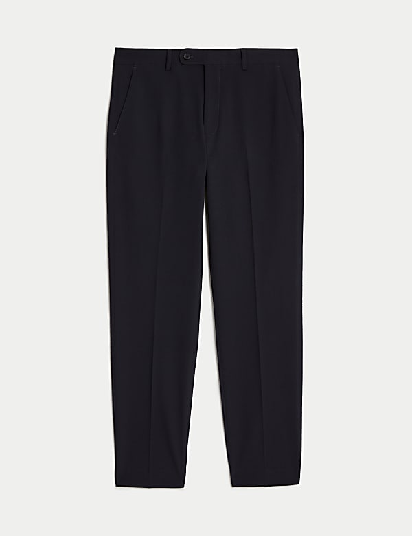 Textured Stretch Trousers
