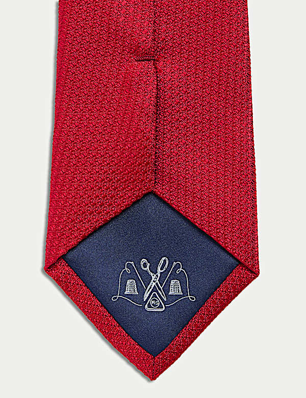 עניבה ממשי טהור עם טקסטורה - IL