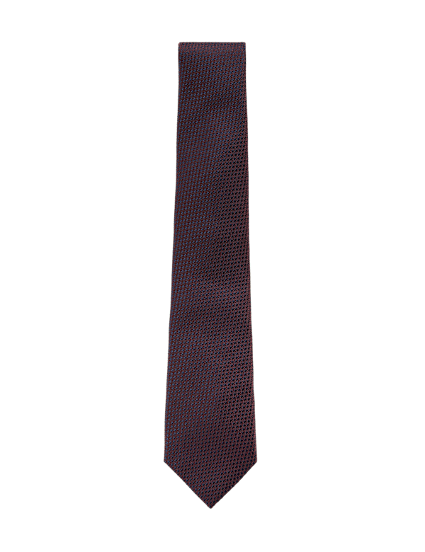 Textured Pure Silk Tie