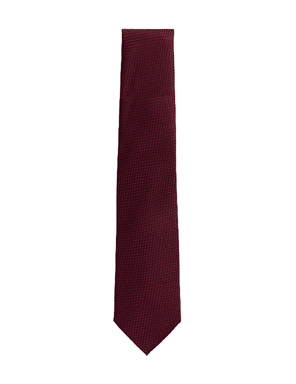 Textured Pure Silk Tie
