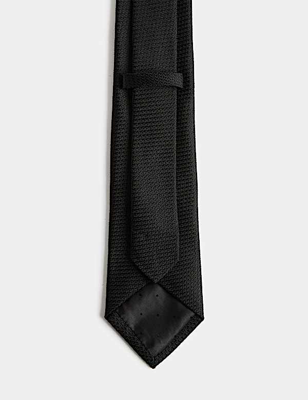 Textured Pure Silk Tie - NL
