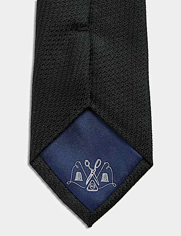 Cravate 100 % soie à motif texturé - BE