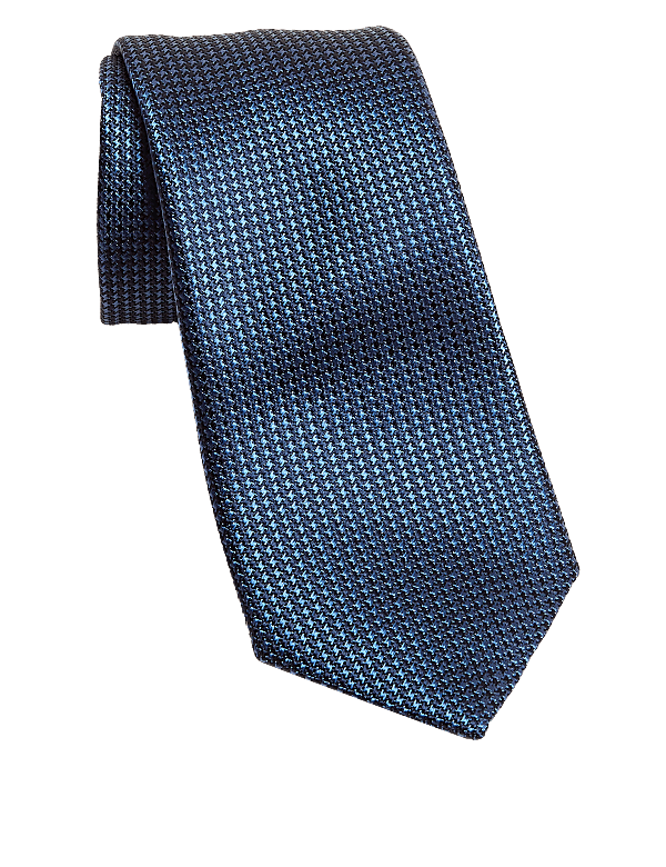 Check Pure Silk Tie