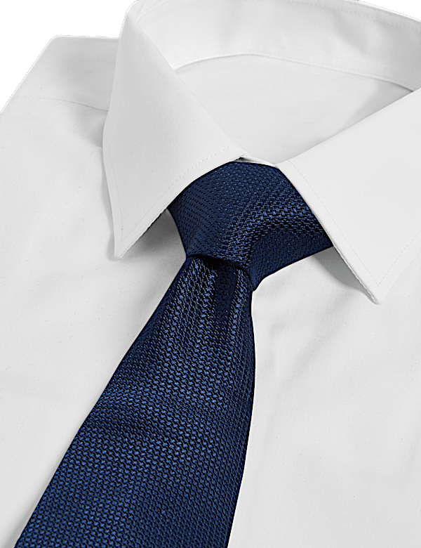 Textured Pure Silk Tie