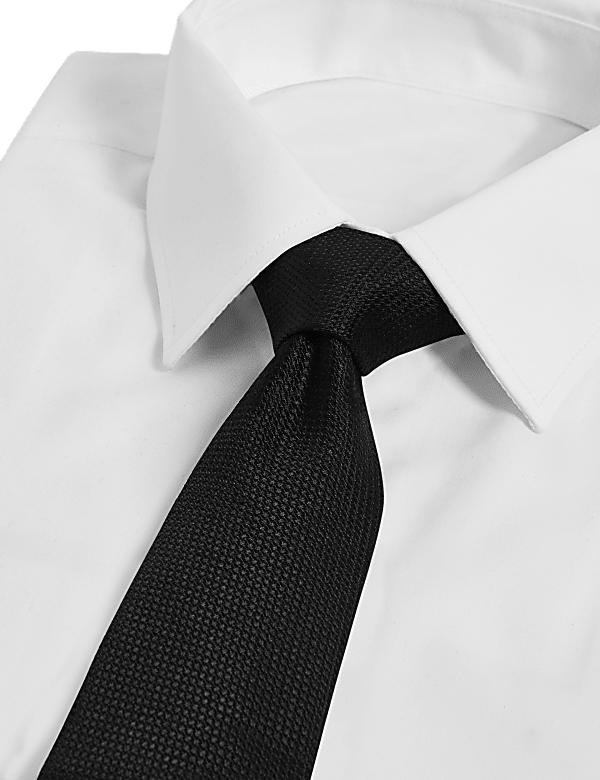 Textured Pure Silk Tie