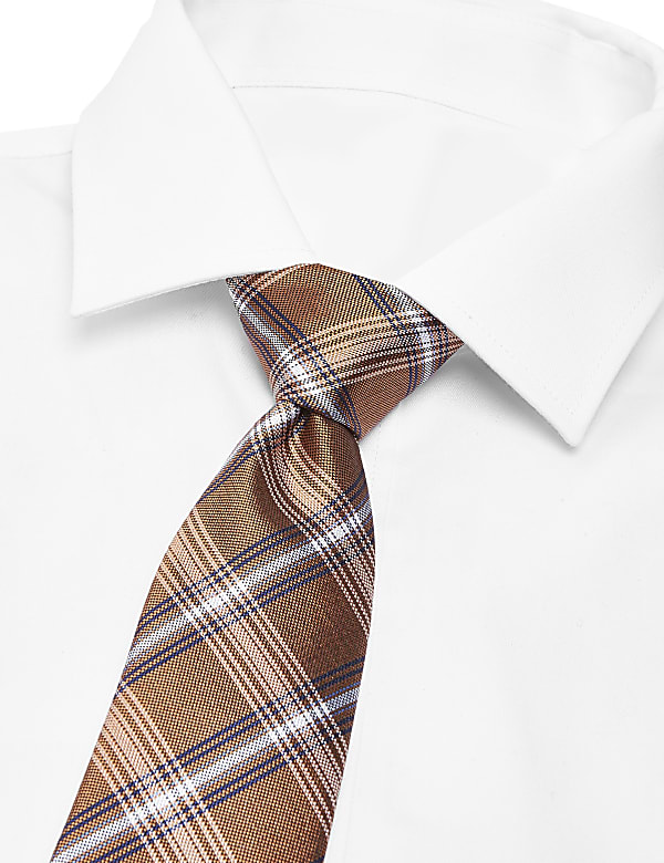 Pure Silk Heritage Check Tie