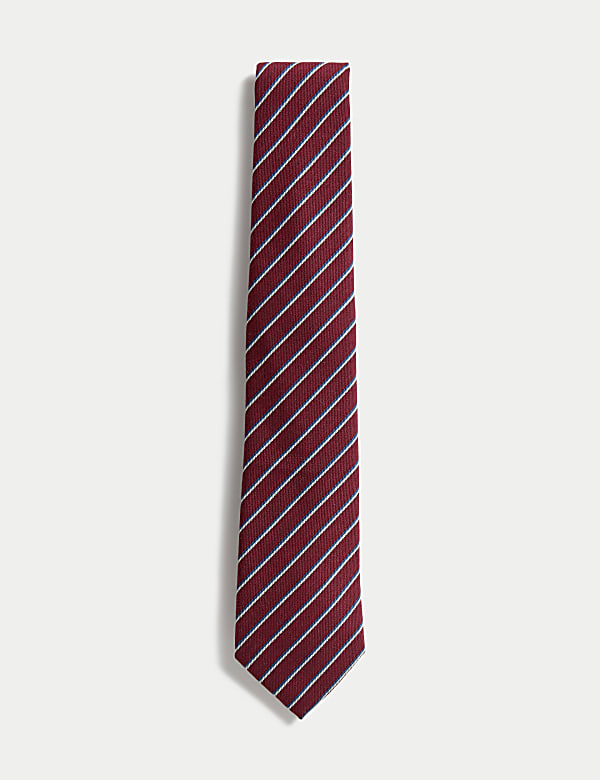 Striped Wool Rich Tie - KG