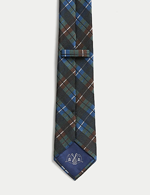 Check Wool Rich Tie - MX