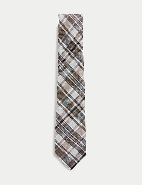 Zijderijke, geruite stropdas - NL