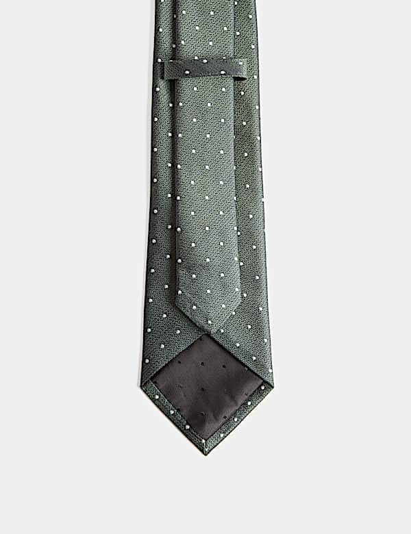 Pure Silk Polka Dot Tie - HU