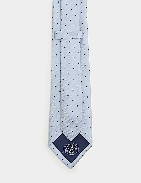 Pure Silk Polka Dot Tie - US