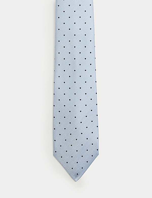 Pure Silk Polka Dot Tie - US