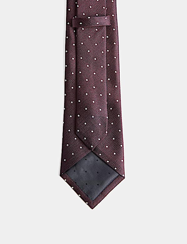 Pure Silk Polka Dot Tie - RS