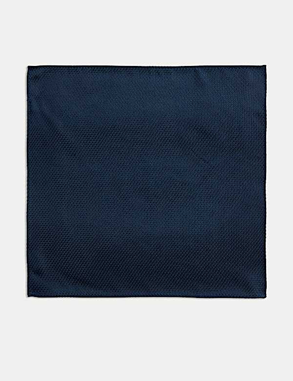 Textured Pure Silk Pocket Square - NZ