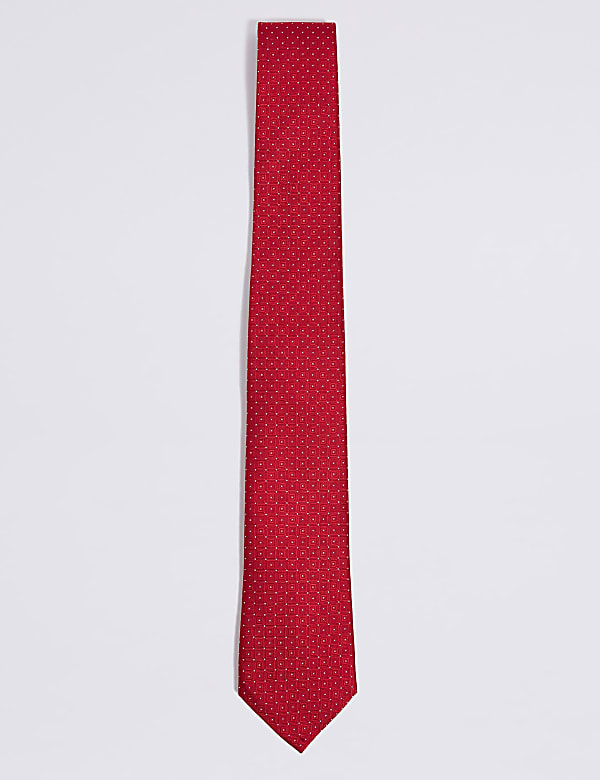Polka Dot Pure Silk Tie'