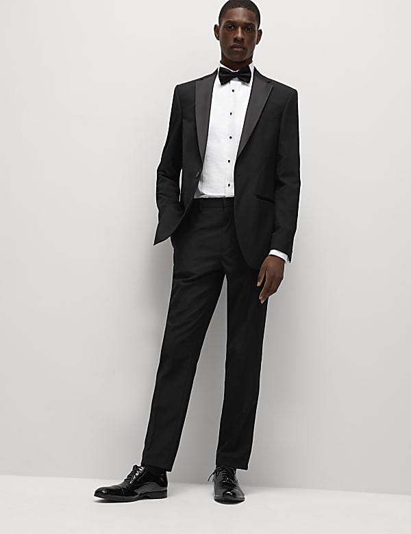 Slim Fit Tuxedo Trousers - BG