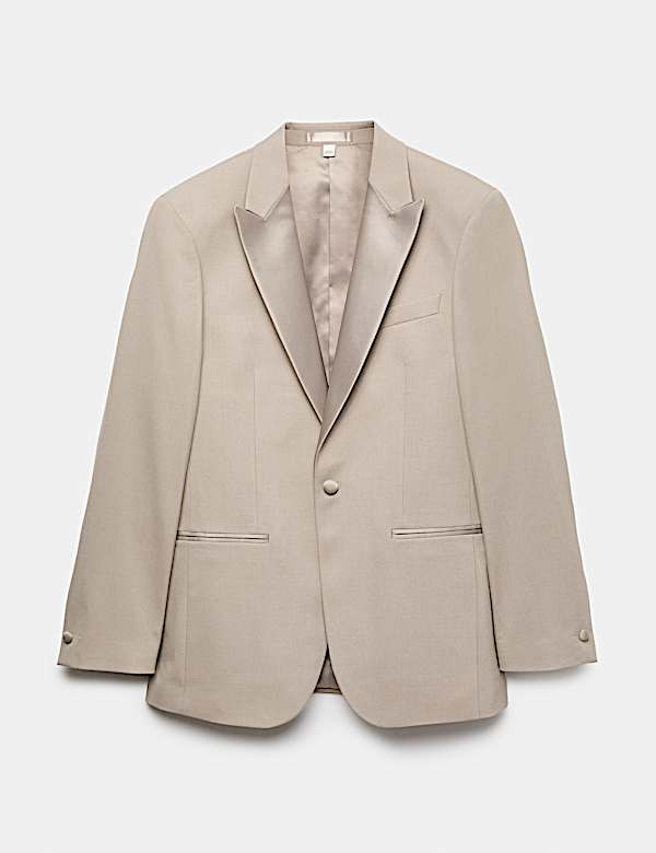 Tailored Fit Peak Lapel Tuxedo Jacket - CH