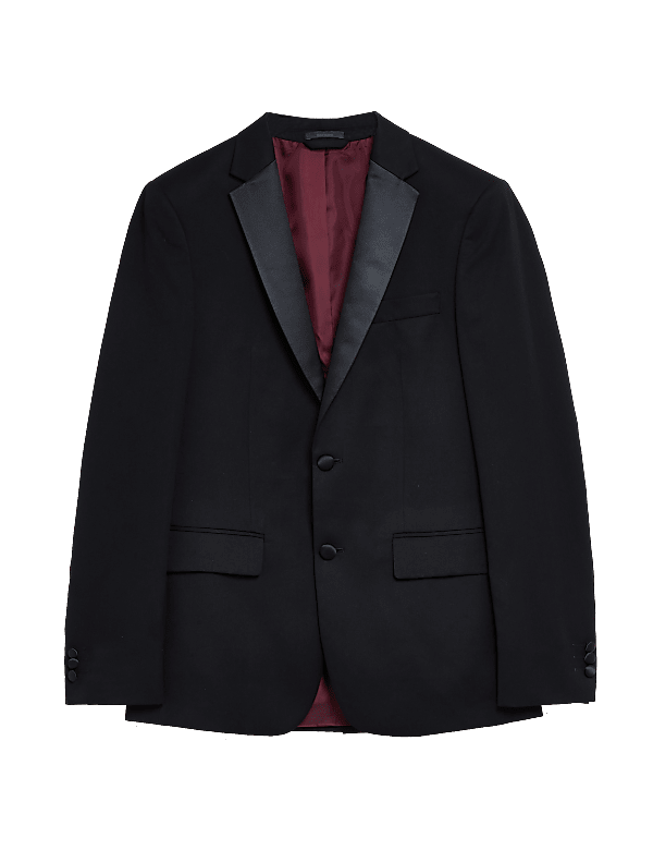 Black Slim Fit Dinner Suit Jacket