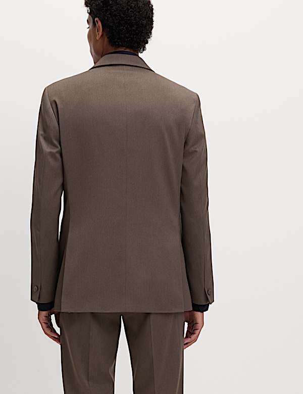 Tailored Fit Sateen Stretch Tuxedo Jacket