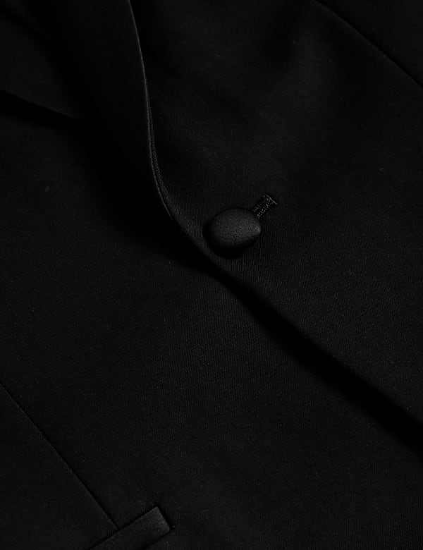 Slim Fit Shawl Collar Stretch Tuxedo Jacket - TW