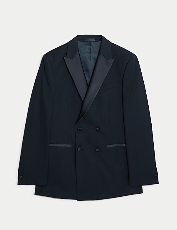 Double breasted tuxedo blazer hotsell